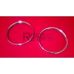 COPPIA CERCHI FARO BORDO STRETTO - FIAT 500 C TOPOLINO BELVEDERE